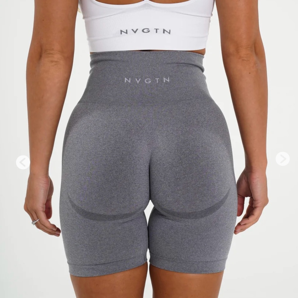 NVGTN Grey Biker Shorts